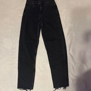 American Eagle Outfitters Black Straight Leg Jeans